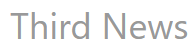 Third News 