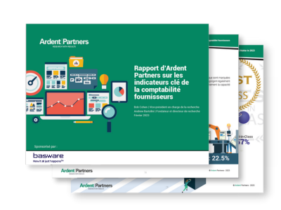 Rapport d’Ardent Partners 2023 sur les indicateurs clé de la comptabilité fournisseurs