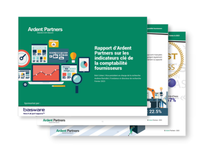 Rapport d’Ardent Partners 2023 sur les indicateurs clés de la comptabilité fournisseurs