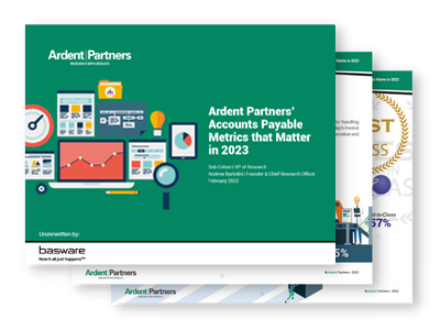 Ardent Partners’ Accounts Payable Metrics that Matter in 2023