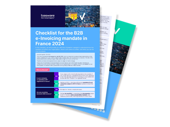 Checklist for the B2B e-Invoicing Mandate in France