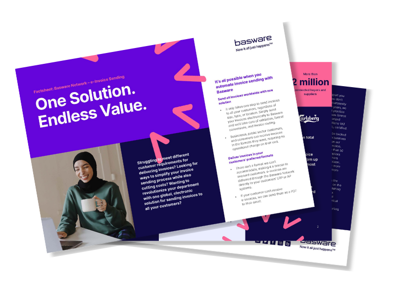 Basware Network - e-Invoice Sending