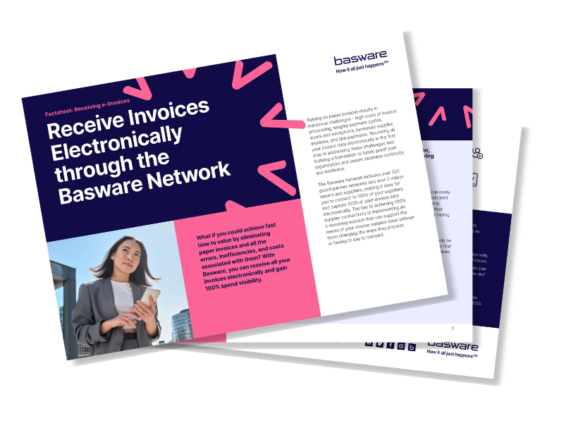 Eliminate Paper and Receive Invoices Electronically through the Basware Network