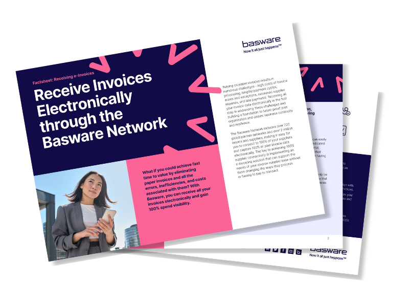 Eliminate Paper and Receive Invoices Electronically through the Basware Network