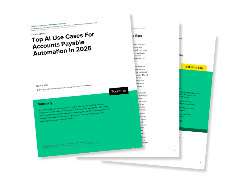 Basware recognized in Forrester’s latest analysis of AI in AP automation: Top AI Use Cases for Accounts Payable Automation in 2025