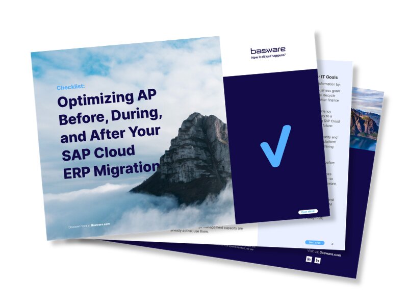 Optimizing AP Before, During, and After Your SAP Cloud ERP Migration