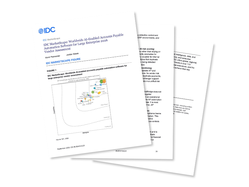 IDC MarketScape: Worldwide AI-Enabled Accounts Payable Automation Software for Large Enterprise 2026 Vendor Assessment